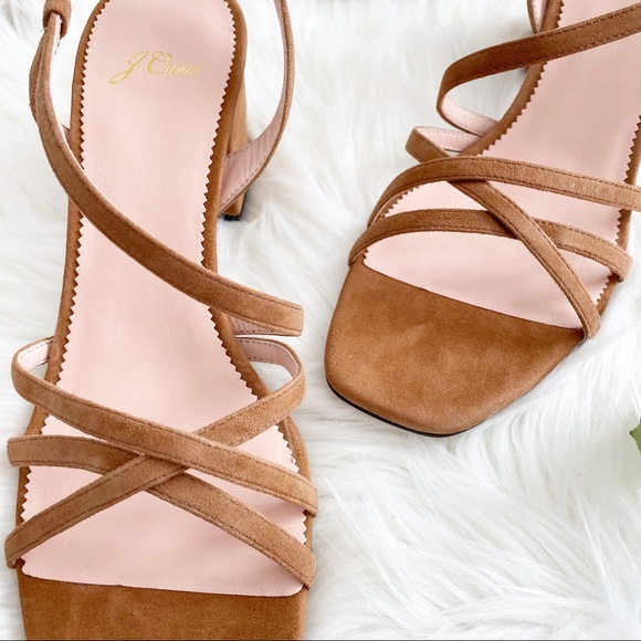 NWB J. Crew Odette Strappy Sandals - Carmel - Picture 7 of 12